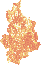 Mapa de Pendientes de A Fonsagrada (Lugo)